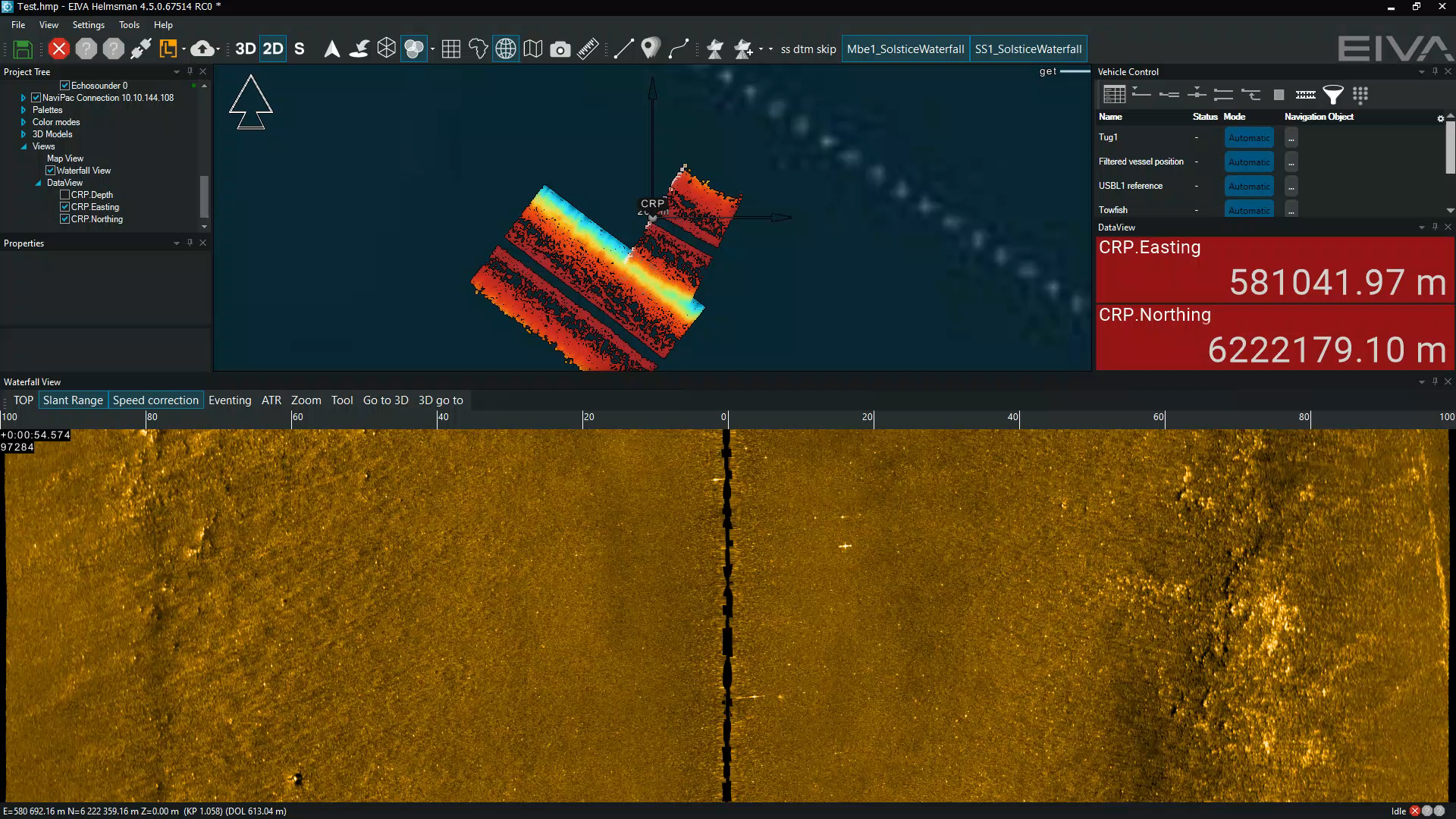 SSS sidescan sonar zoom tool
